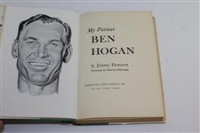 1954 'My Partner, Ben Hogan' Book by Jimmy Demaret - Paper Loss on Cover
