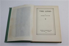 1926 'The Links' Book by Robert Hunter - Spine Damage with Paper Loss