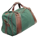 Classic Augusta National Golf Club Belding Large Leather & Canvas Duffel Bag