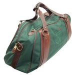 Classic Augusta National Golf Club Belding Large Leather & Canvas Duffel Bag