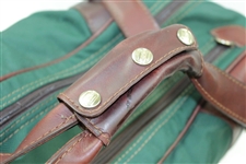 Classic Augusta National Golf Club Belding Large Leather & Canvas Duffel Bag