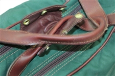 Classic Augusta National Golf Club Belding Large Leather & Canvas Duffel Bag