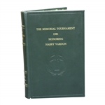 1981 The Memorial Tournament Ltd Ed Book Honoring & Dedicated to Harry Vardon #183/300