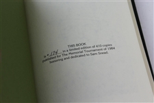 1984 The Memorial Tournament Ltd Ed Book Honoring & Dedicated to Sam Snead #174/410