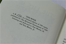 1987 The Memorial Tournament Ltd Ed Book Honoring & Dedicated to Tom Morris, Sr. & Tom Morris, Jr. #170/390