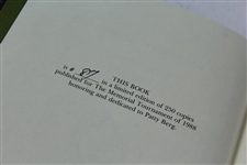 1988 The Memorial Tournament Ltd Ed Book Honoring & Dedicated to Patty Berg #87/250