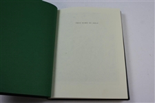 1989 The Memorial Tournament Ltd Ed Book Honoring & Dedicated to Sir Henry Cotton # out of 200