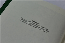 1989 The Memorial Tournament Ltd Ed Book Honoring & Dedicated to Sir Henry Cotton # out of 200