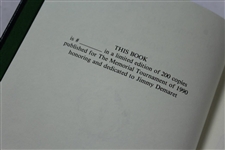 1990 The Memorial Tournament Ltd Ed Book Honoring & Dedicated to Jimmy Demaret # out of 200