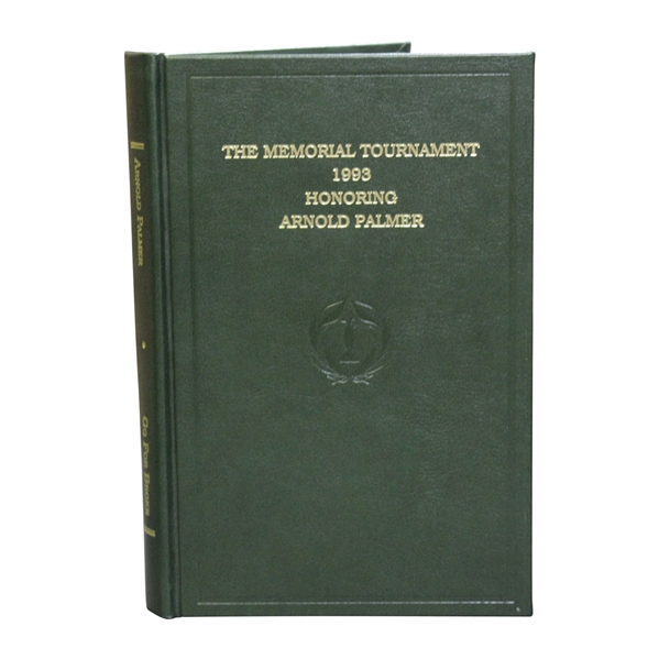 1993 The Memorial Tournament Ltd Ed Book Honoring & Dedicated to Arnold Palmer #58/220