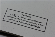 1994 The Memorial Tournament Ltd Ed Book Honoring & Dedicated to Mickey Wright #42/200