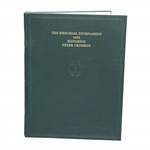 1998 The Memorial Tournament Ltd Ed Book Honoring & Dedicated to Peter Thomson #57/175