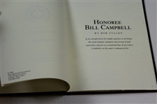 2003 The Memorial Tournament Ltd Ed Book Honoring & Dedicated to Bill Campbell & Julius Boros #105/250