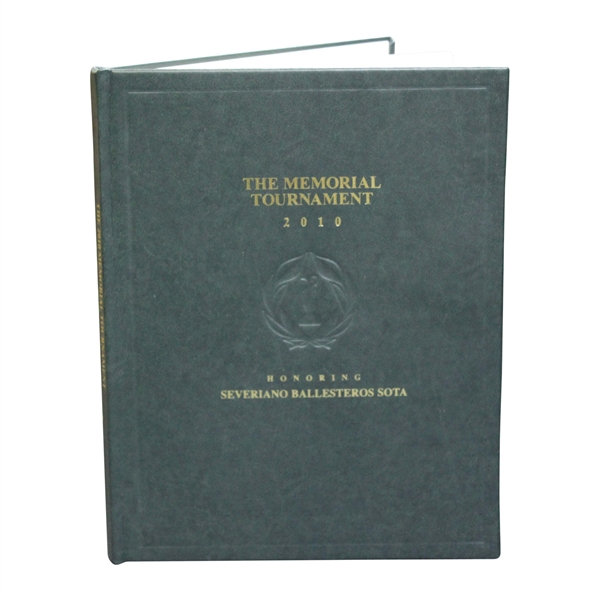 2010 The Memorial Tournament Ltd Ed Book Honoring & Dedicated to Severiano Ballesteros Sota #21/250