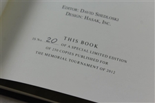 2012 The Memorial Tournament Ltd Ed Book Honoring & Dedicated to Tom Watson #20/250