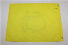 Jack Nicklaus & Gary Player Signed 2019 Masters Embroidered Flag with Years Won Notations JSA ALOA