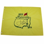 Jordan Spieth Signed 2015 Masters Embroidered Flag JSA ALOA