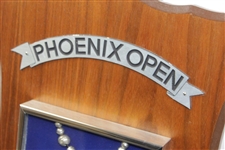 Mark Calcavecchia's 1992 Phoenix Open Winner's Plaque with Thunderbird Necklace