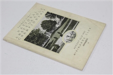 1927 US Amateur Championship at Minikahda Club Program - Bobby Jones Winner