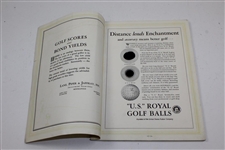 1927 US Amateur Championship at Minikahda Club Program - Bobby Jones Winner