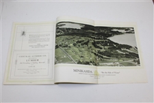 1927 US Amateur Championship at Minikahda Club Program - Bobby Jones Winner
