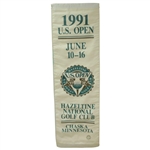 Payne Stewart Signed 1991 US Open at Hazeltine Ltd Ed Course Flown Banner JSA ALOA