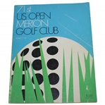 1971 US Open at Merion Golf Club Program - Lee Trevino Winner