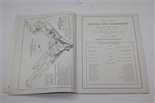 1934 US Open at Merion Cricket Club Program With Seldom Seen Pairing Sheet