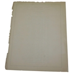 1934 US Open at Merion Cricket Club Program With Seldom Seen Pairing Sheet