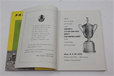 1950 US Open at Merion Golf Club '50th Anniversary' Program - Ben Hogan Winner