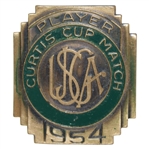 1954 Curtis Cup at Merion Contestant Badge - Merion