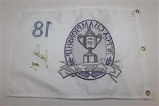 Nick Price Signed Embroidered PGA Championship at Southern Hills Flag with 1994 JSA ALOA