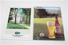 Eight (8) Signed 1970's Signed Golf Programs - Aaron, Barber, Nichols, & more JSA ALOA