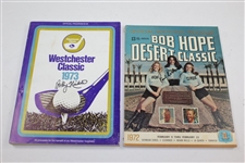 Eight (8) Signed 1970's Signed Golf Programs - Aaron, Barber, Nichols, & more JSA ALOA