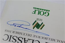 Greg Norman Signed 1988 Australian Bicentennial Golf Classic Program JSA ALOA