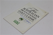 Greg Norman Signed 1988 Australian Bicentennial Golf Classic Program JSA ALOA