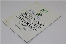 Greg Norman Signed 1988 Australian Bicentennial Golf Classic Program JSA ALOA