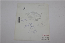 Two Signed Ken Venturi Wire Photos From 1958 & 1959 Chicago Open Win JSA ALOA