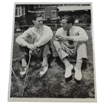 Byron Nelson & Sam Parks US Open at Balustrol 1936 A.P. Wire Photo 6/2/1936