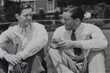 Byron Nelson & Sam Parks US Open at Balustrol 1936 A.P. Wire Photo 6/2/1936