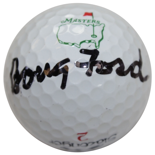 Doug Ford Signed Masters Logo Golf Ball JSA ALOA