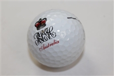 Aaron Baddeley Signed Royal Melbourne Golf Club Logo Ball - Site Of 2011 Presidents Cup JSA ALOA 