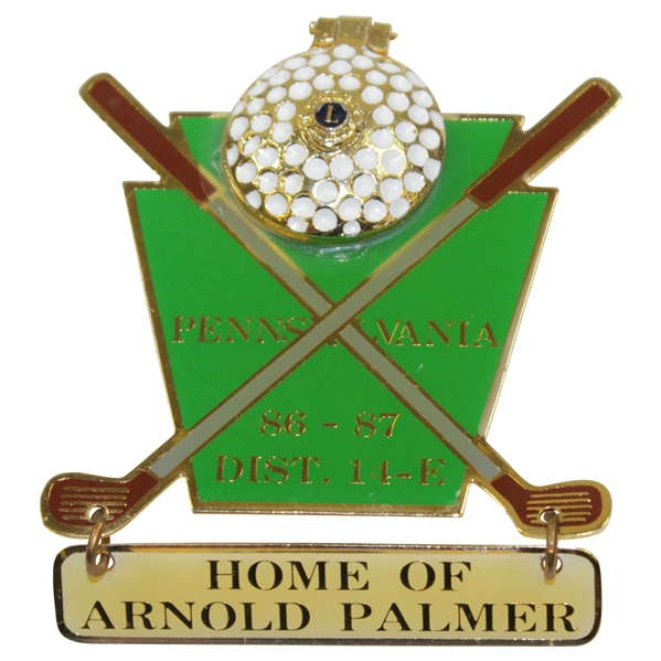 Arnold Palmer Latrobe Arnies Army Lions Club Home of Arnold Palmer Pocket Crest