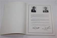1972 Arnold Palmer-Jack Nicklaus Exhibition Program - Lakeview Inn & CC, WV