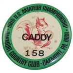1969 US Amateur Championship at Oakmont CC Caddy Badge #158