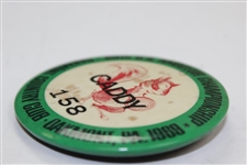 1969 US Amateur Championship at Oakmont CC Caddy Badge #158