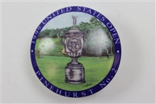 1999 US Open Pinehurst No. 2 Porcelain Dish with Lid By Merry Scotlands Designs - Made in USA