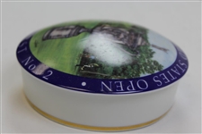 1999 US Open Pinehurst No. 2 Porcelain Dish with Lid By Merry Scotlands Designs - Made in USA