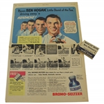 Ben Hogan Bromo-Seltzer Advertisement with "Magic Eye" Movie Flip-Book