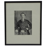 Circa 1908 Young Tom Morris Print Posing with the Challenge Belt Circa 1873